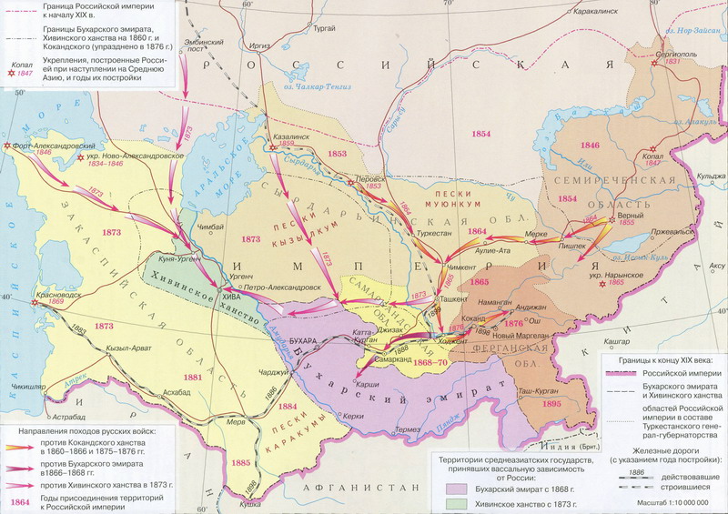 Походы в Среднюю Азию